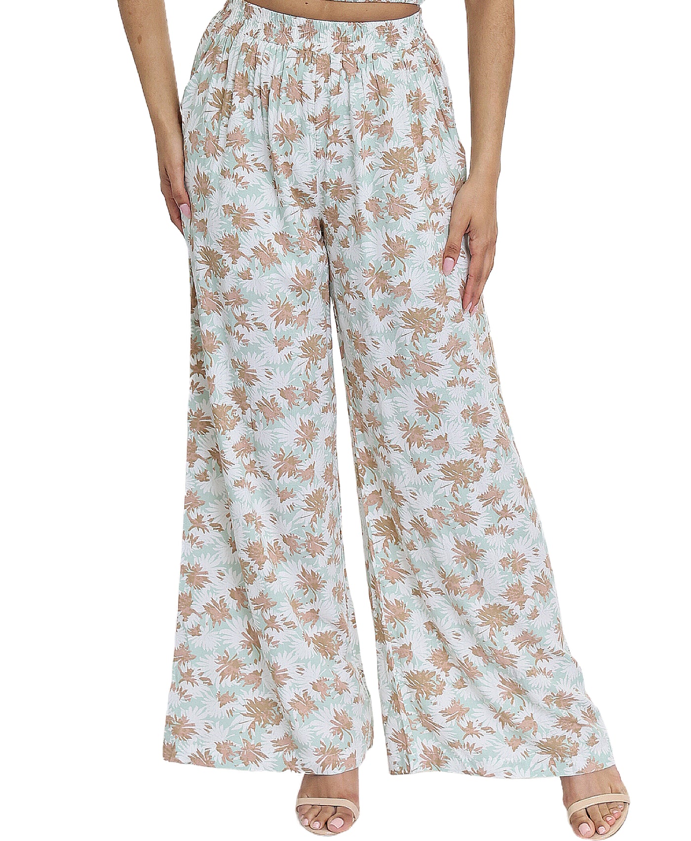 Leaf Print Pants image 1