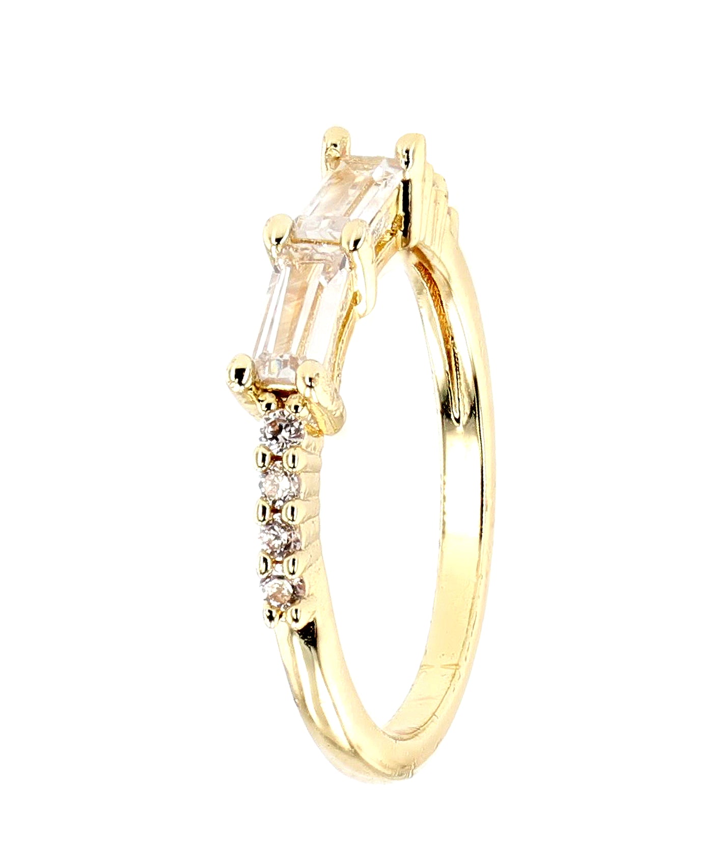 CZ Baguette Ring image 3