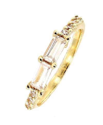 CZ Baguette Ring image 2