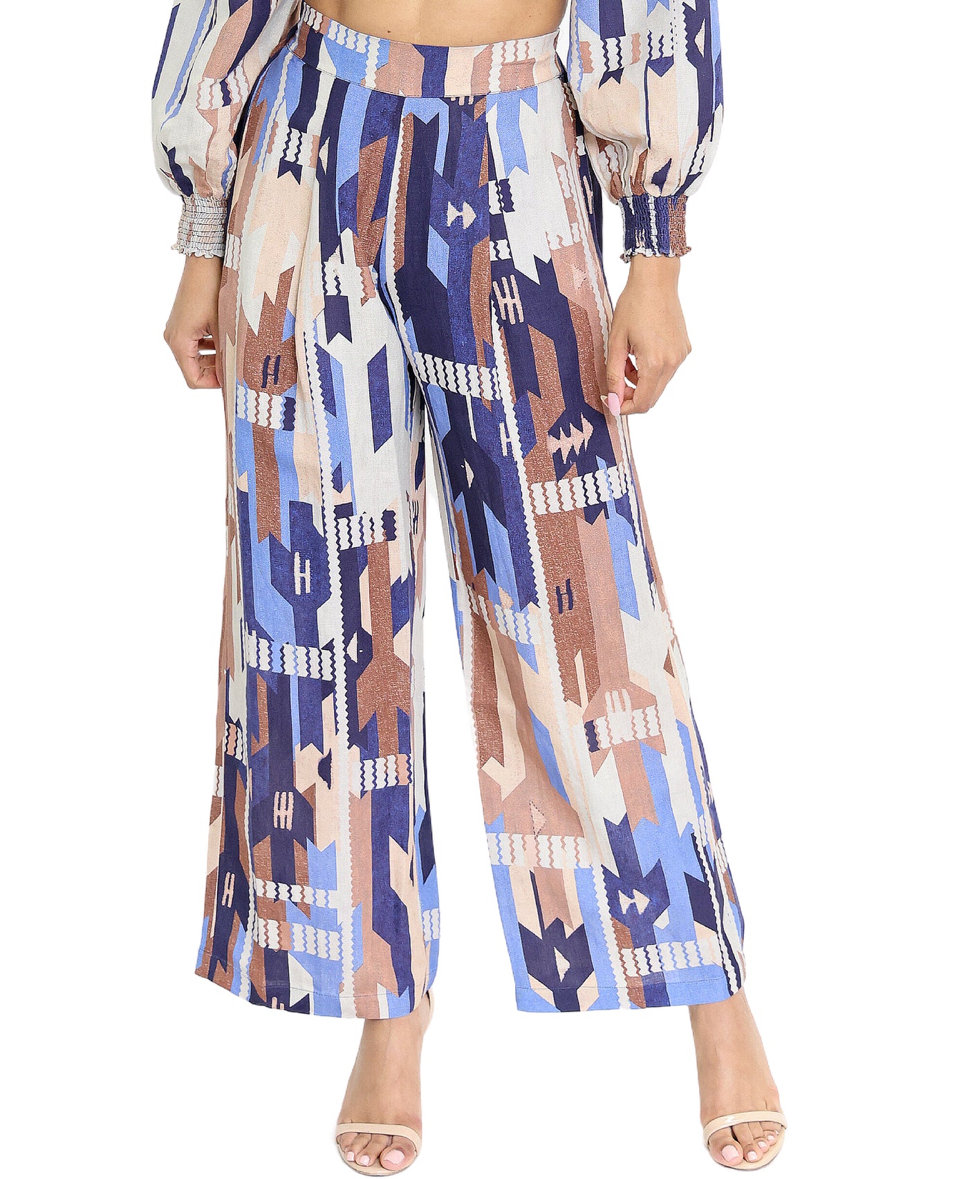 Geo Print Pants image 1