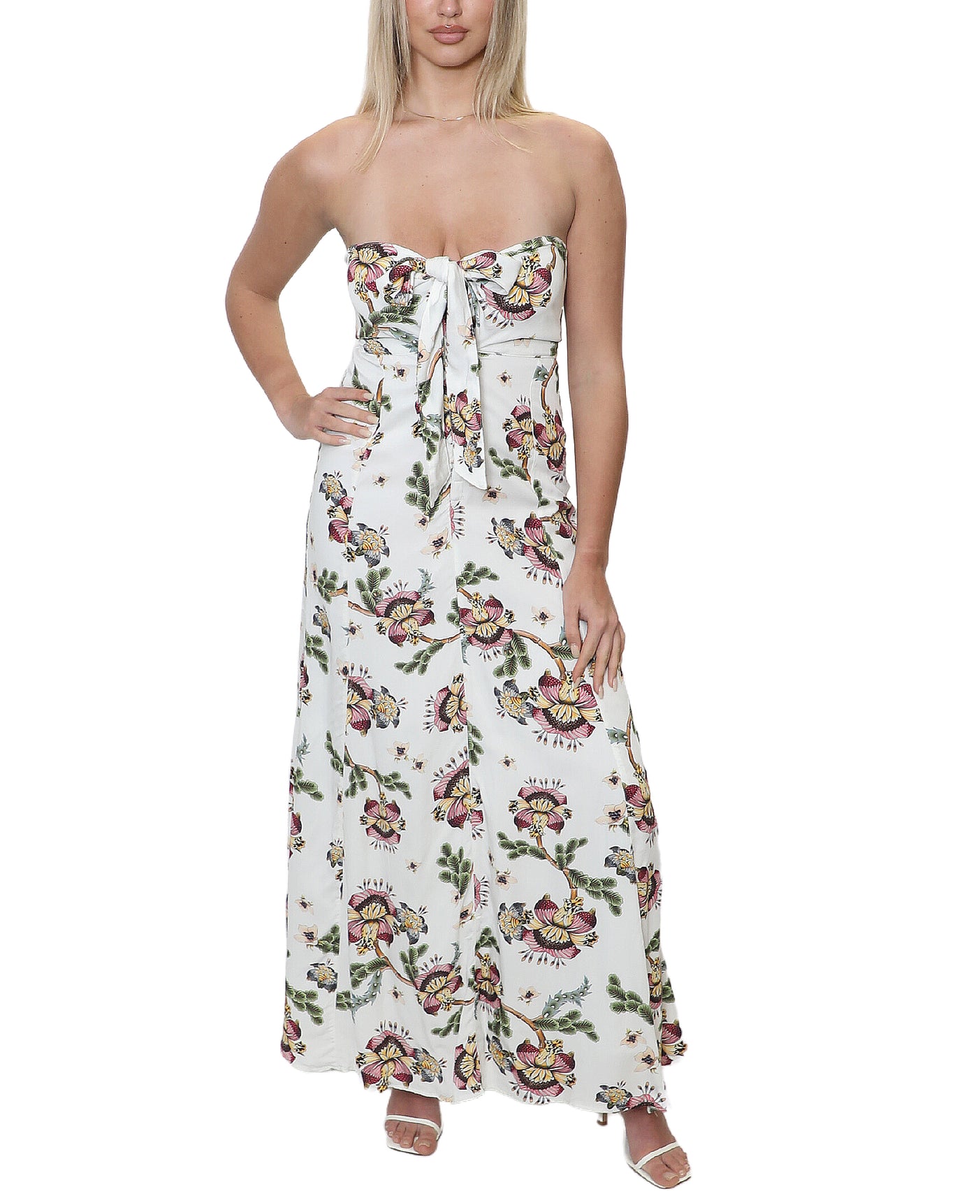 Floral Print Dress/ Swim Cover Up image 1