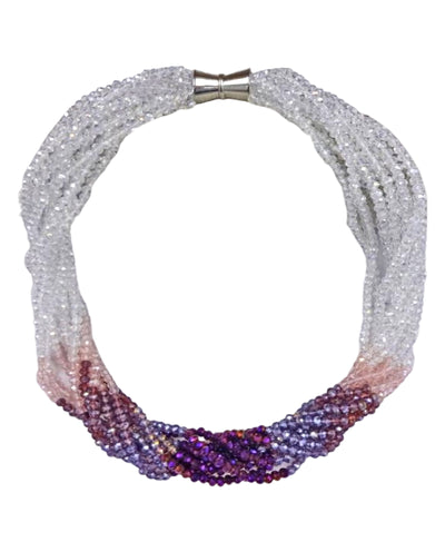 Layered Beaded Collar Necklace image 1