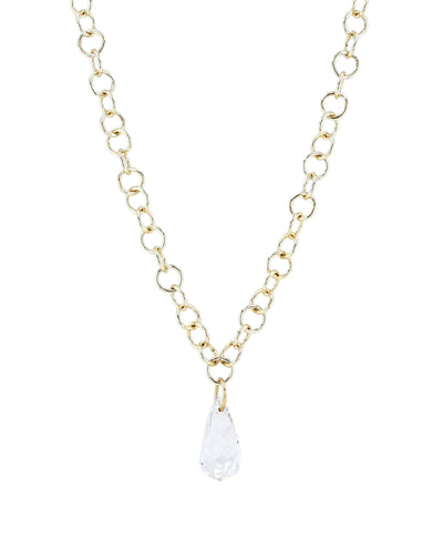 Long Crystal Necklace image 1